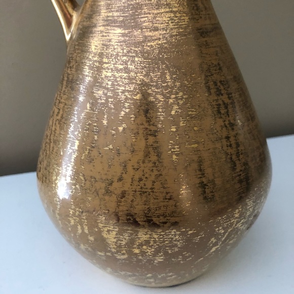 Stangl Pottery Granada Gold Pitcher /Vase - Picture 5 of 7